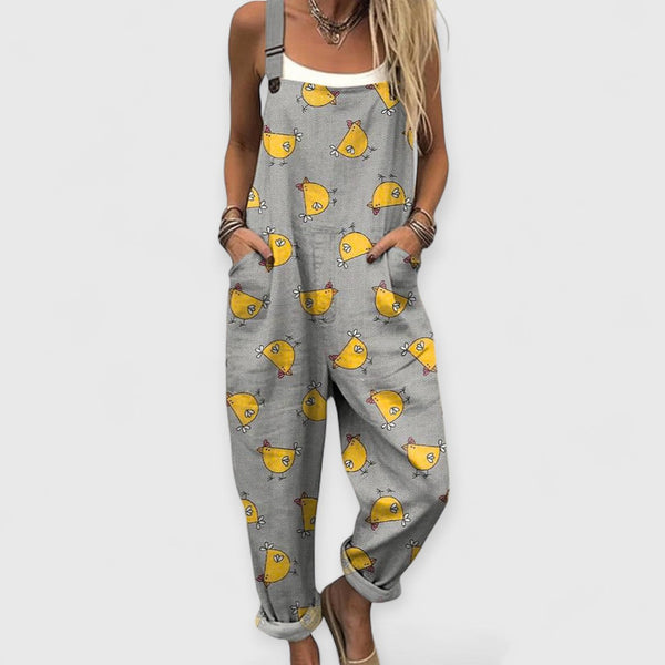 Althea | Women's Vintage Wide-Legged Jumpsuit