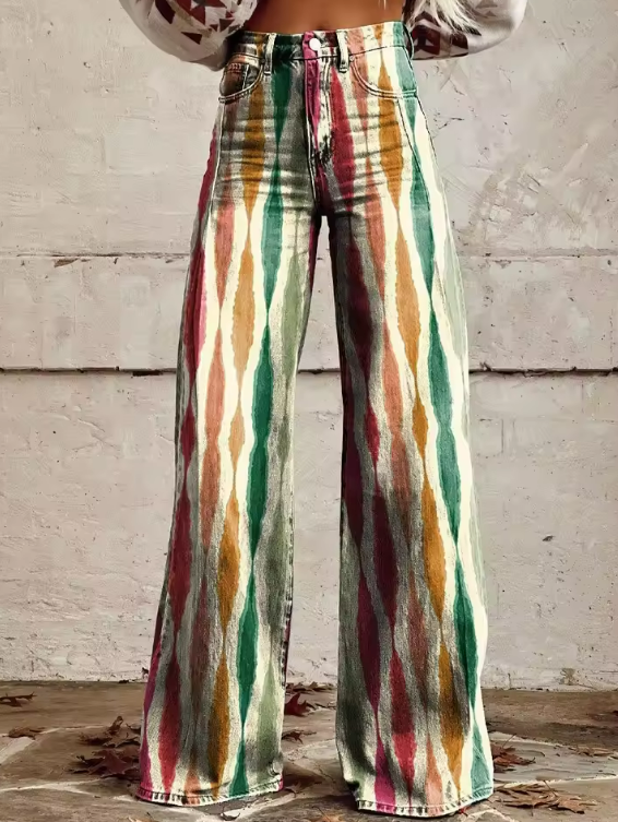 Tessa | Organic Flared Pants for a Natural Style