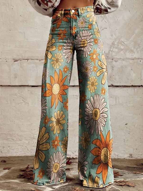 Daisy | Organic Flare Pants for a Unique Style