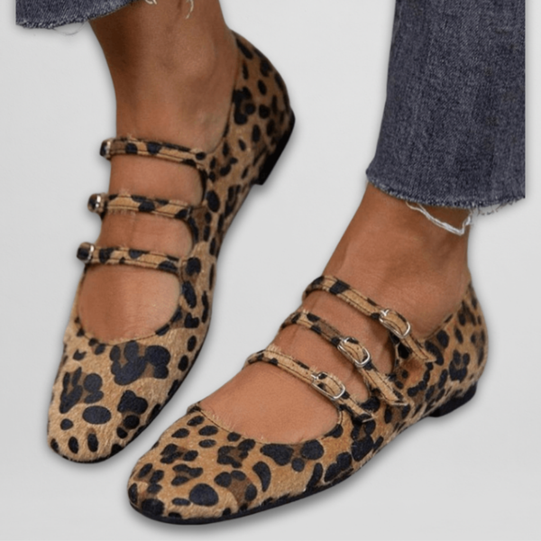 Gesche | Animal Print Ballerinas