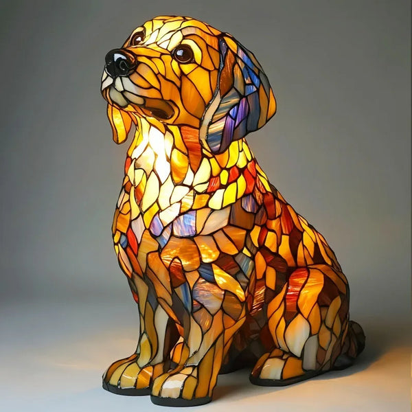Spiritual Lys Golden Retriever Sculpture