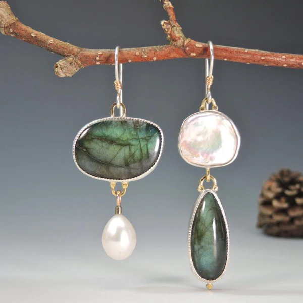 Vintage Stein Earrings