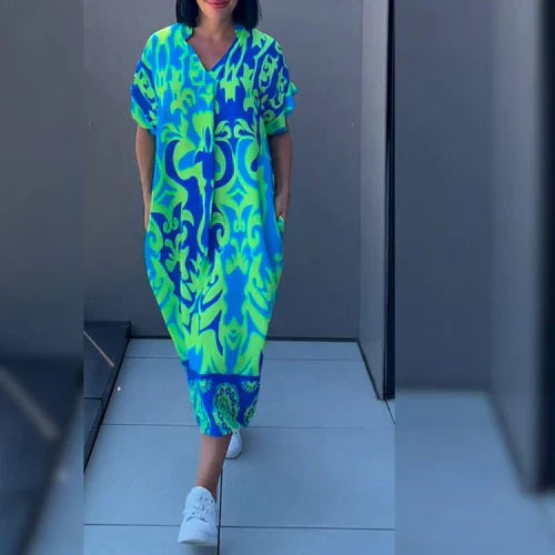 Elena | Elegant floral dress