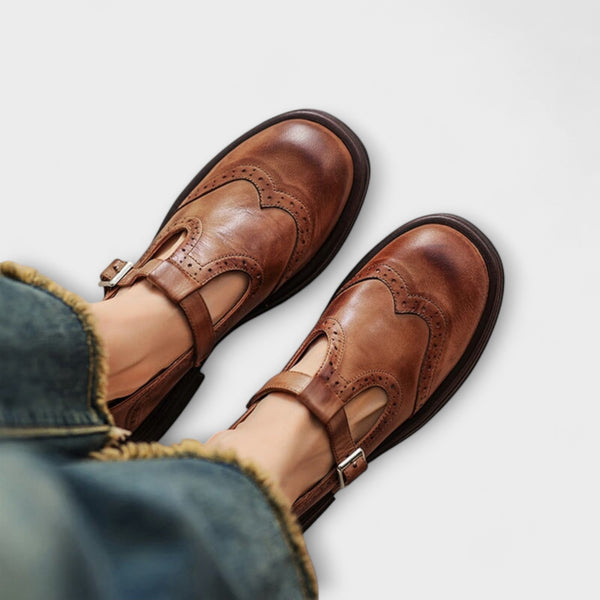 Janine | Leather Mary Jane Shoes